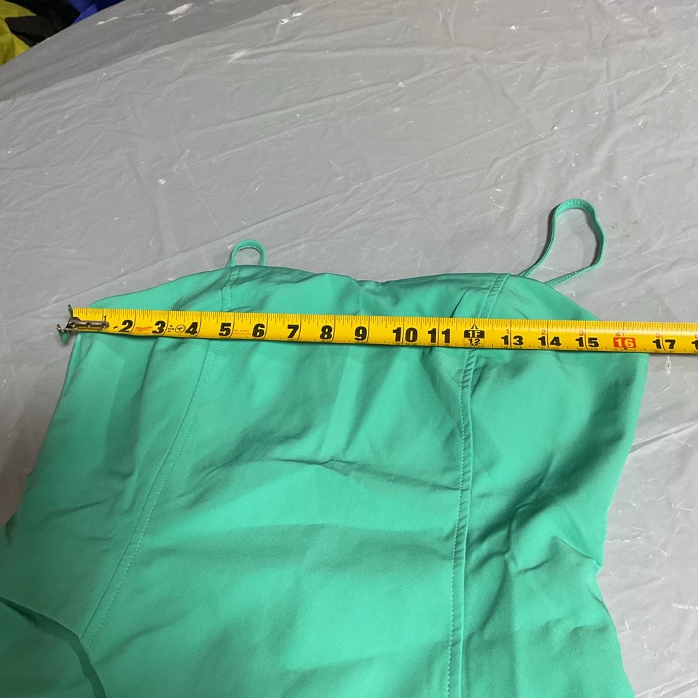 chic Mint Green Mini Dress Romper - Picture 7 of 7